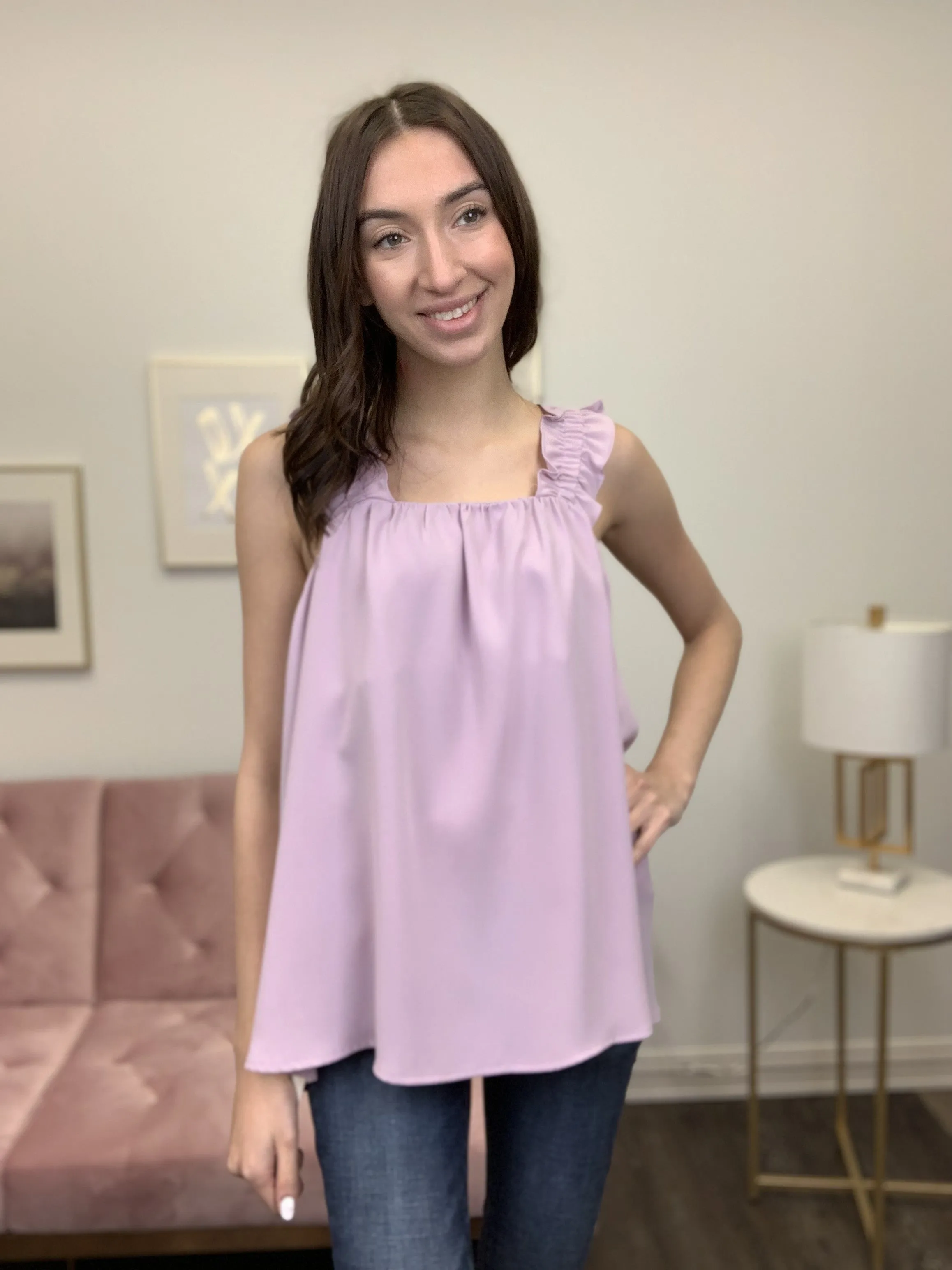 All Ruffles Tank Top