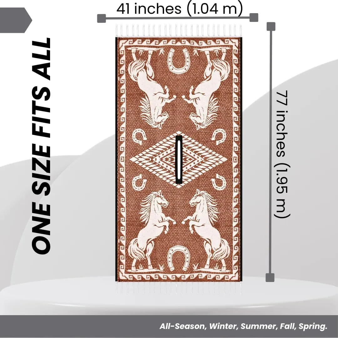 Artisans Bazaar Mexican Poncho Sarape Aztec Men Hombre Mexico Gabanes Mexicanos Western Cowboy Costume Adulto Jorongos