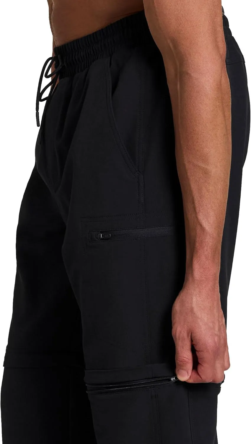 Avalanche Men's Cargo Pants Convertible Cargo Shorts/Pants for Men Dual Purpose Quick Drying Hiking Pants with Zipper Pockets
