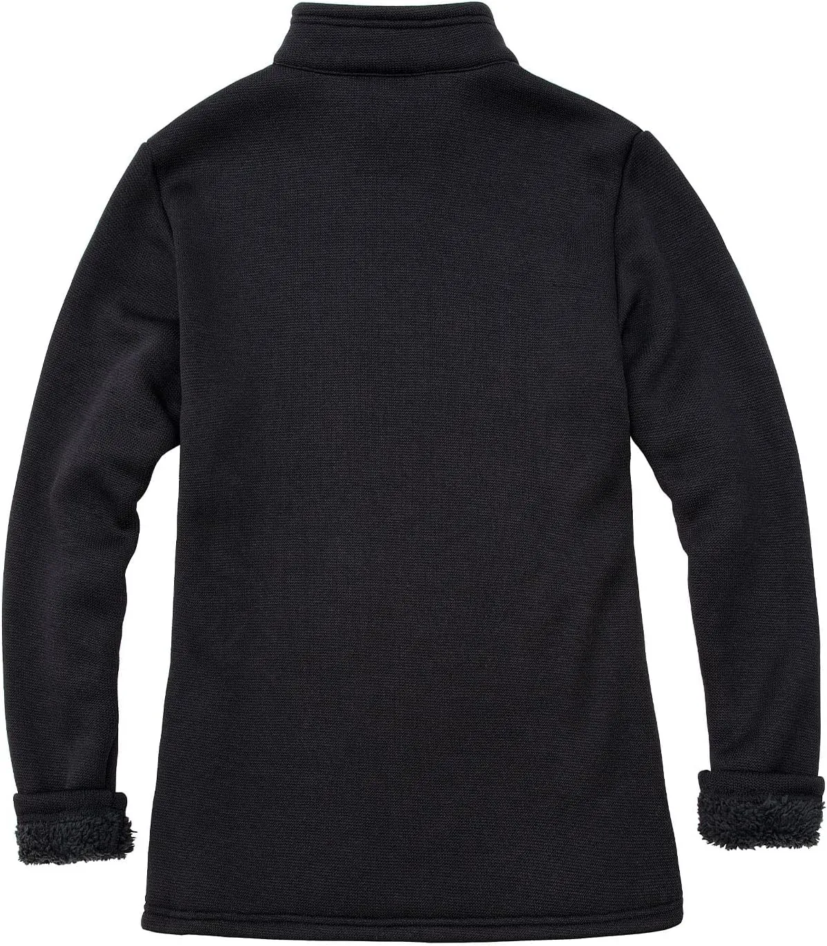Bonnorth Women's Full Zip Sweater Fleece Jacket,Sherpa Lined Windproof Jacket with Zip Pocket