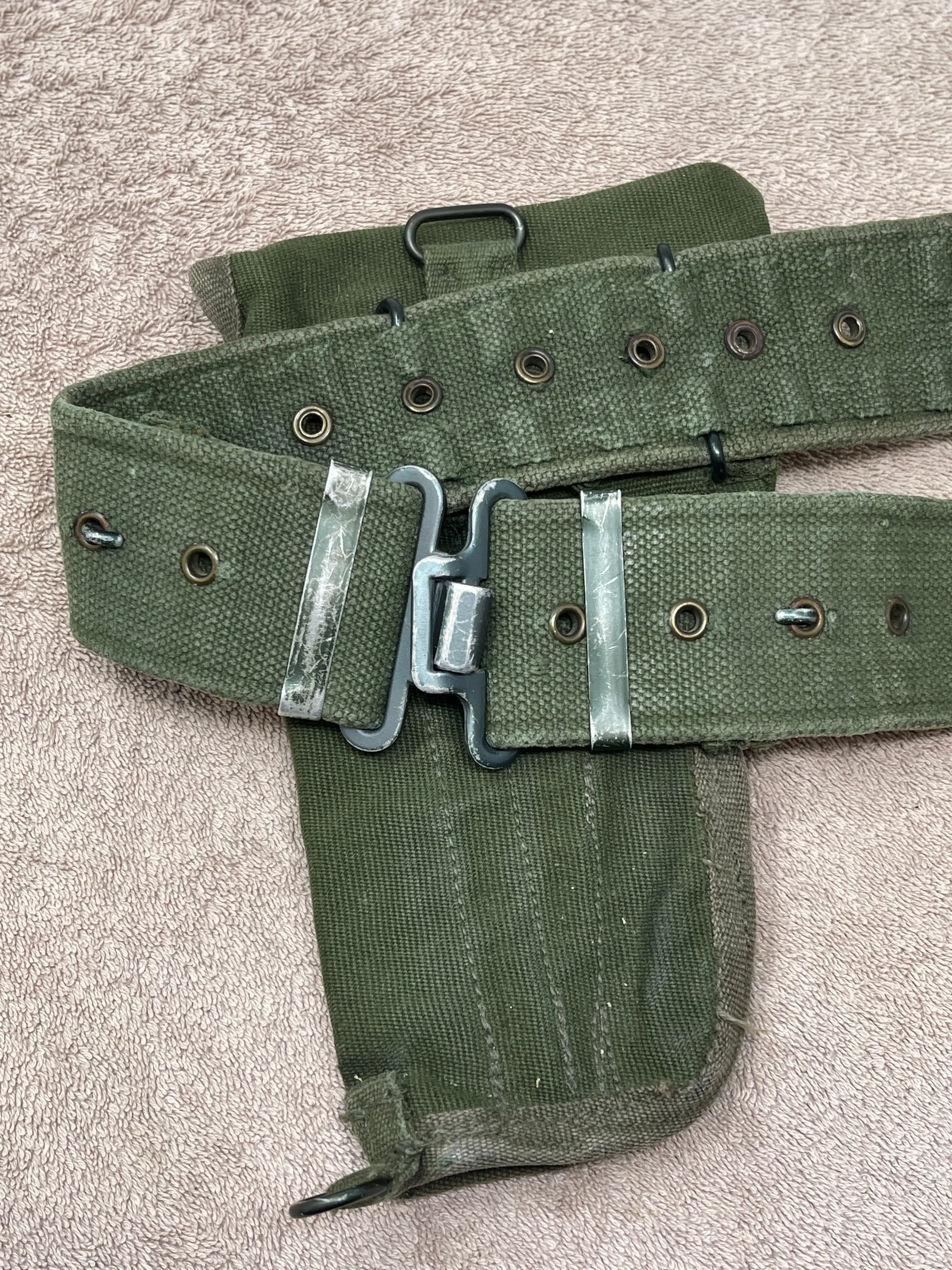 British 1958 Pattern 9mm Pistol Holster & 58 Webbing Belt