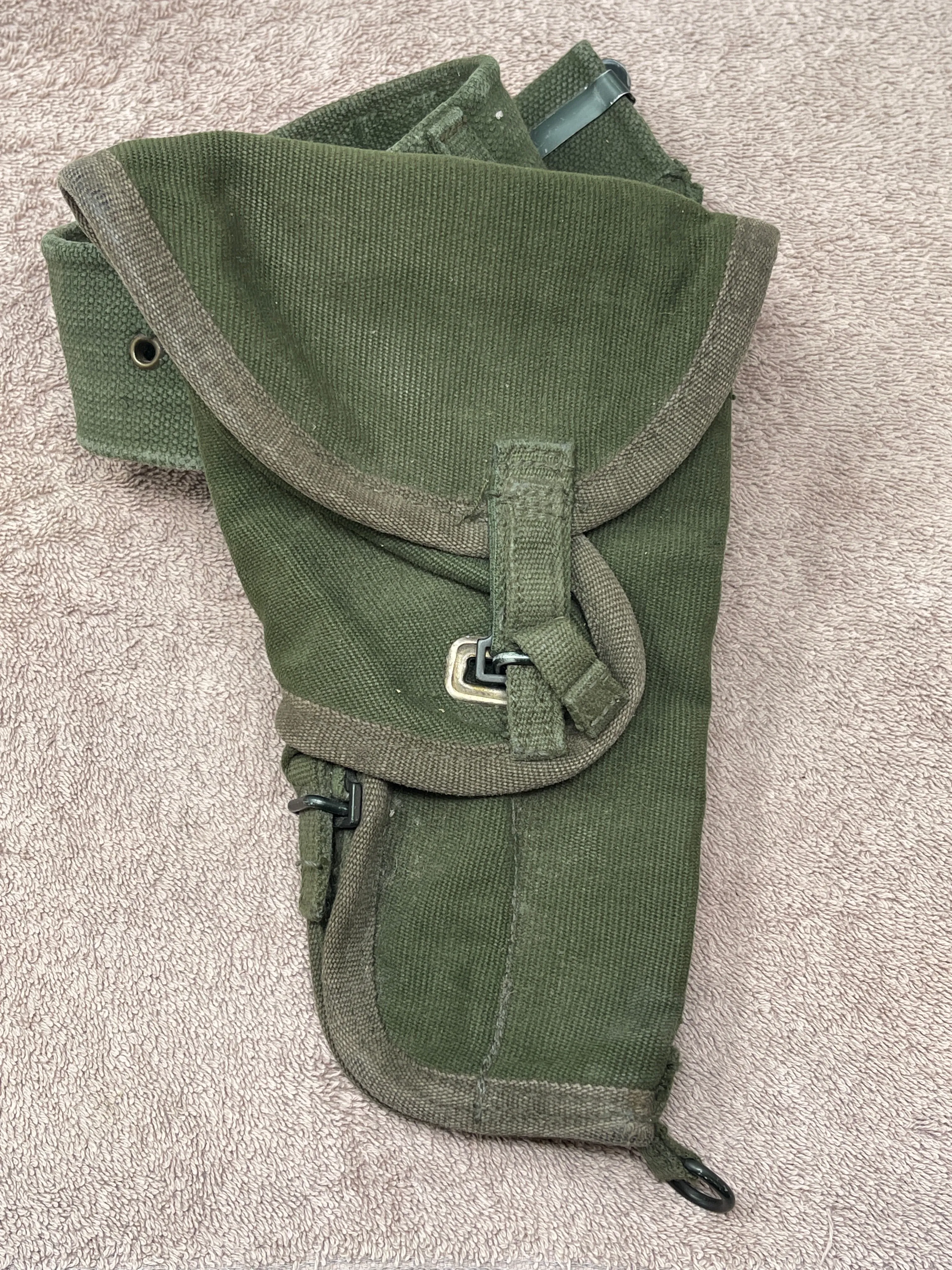 British 1958 Pattern 9mm Pistol Holster & 58 Webbing Belt