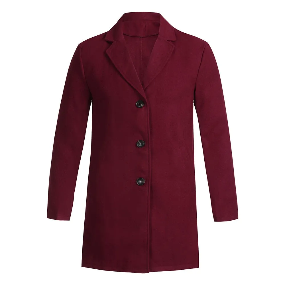 Funki Buys | Jackets | Men's Slim Fit Mid-Length Casual Jacket