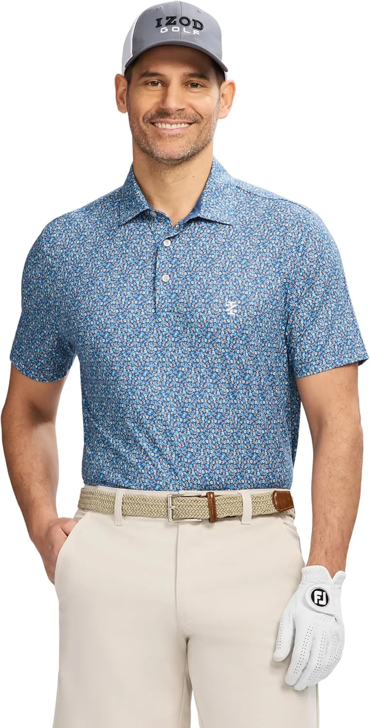IZOD Men's Swingflex Elite Short Sleeve Golf Polo
