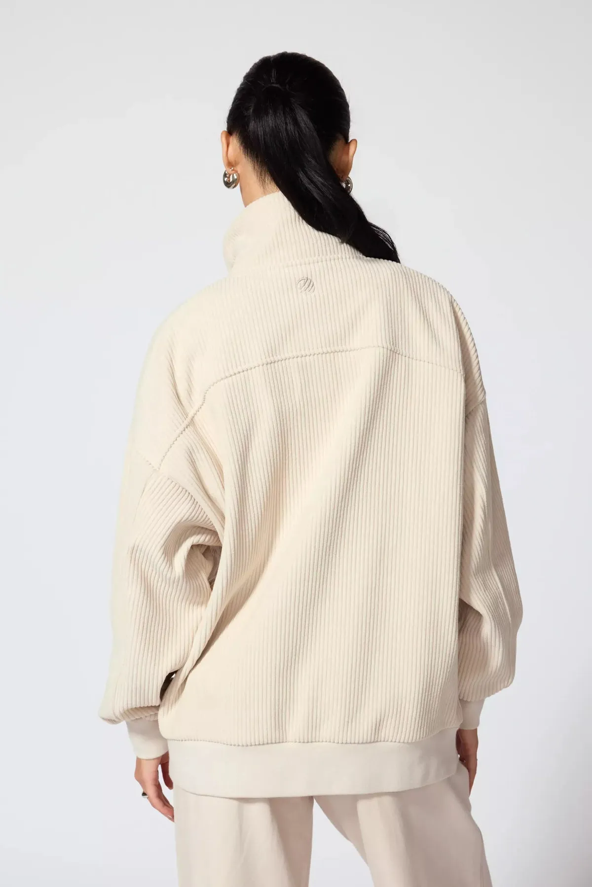 MPG Sport Women Aura Oversized Jacket - STONE